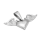 Stainless Steel Pendant – Small Heart with Horizontal Wings