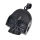 Edelstahlanhänger - Totenkopf "schwarz"
