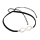Armband aus Stoff - Gr&ouml;&szlig;enverstellbar - mit 925er Silberanh&auml;nger Infinity Ewigkeit