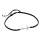 Armband aus Stoff - Größenverstellbar - mit 925er Silberanhänger Anker