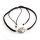 Stoffarmband mit 925 Sterling Silberanhänger - Lebensbaum