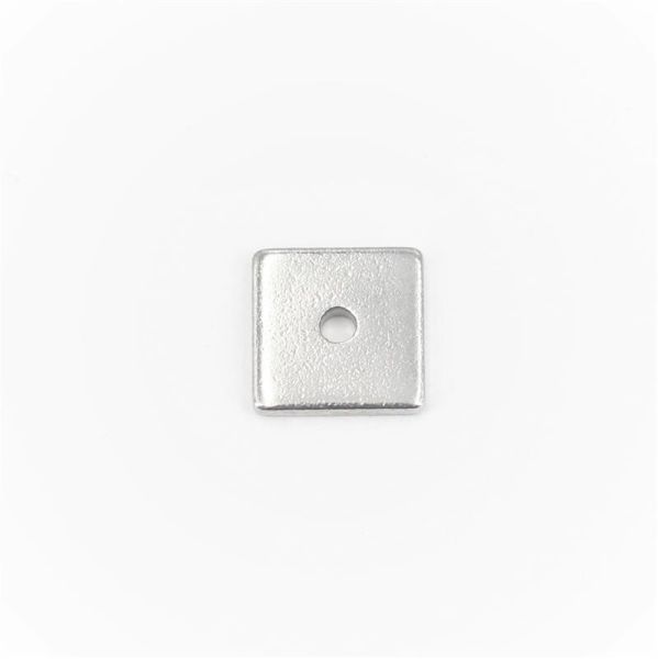Edelstahl-Abstandhalter Plättchen quadratisch