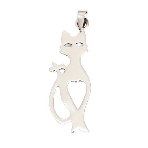 925 Sterling Silberanhänger - Katze "Vanessa"