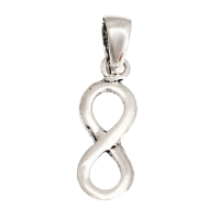 925 Sterling Silberanhänger - Unendlichkeitszeichen Infinity