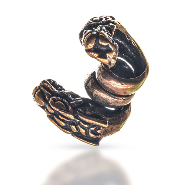 Bronze Beard Bead - Big Cat