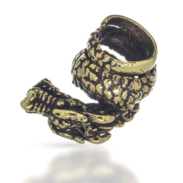 Bronze beard bead dragon "Elia"