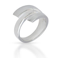 925 Sterling Silberring - Spirale mattiert 50 (15,9 Ø) 5,3 US