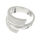 925 Sterling Silberring - Spirale mattiert 50 (15,9 Ø) 5,3 US