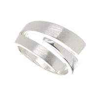 925 sterling silver ring - spiral matt finish 52 (16,6 Ø) 6,1 US