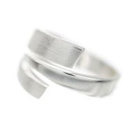 925 sterling silver ring - spiral matt finish 52 (16,6 Ø) 6,1 US