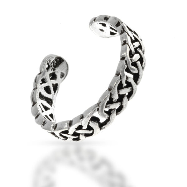 Zehenring / Kinderring aus 925er Silber mit keltischem Knoten