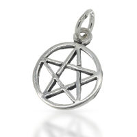 925 Sterling silver pendant - Pentagram "Antje"