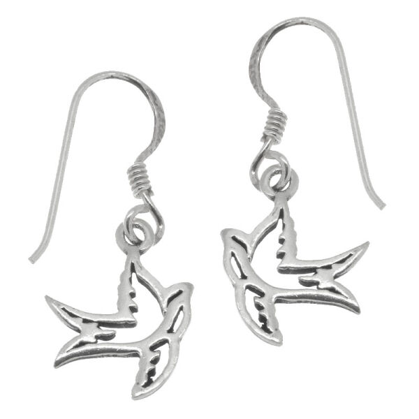 Ohrhänger 925er Sterling Silber- Vogel "Destiny"
