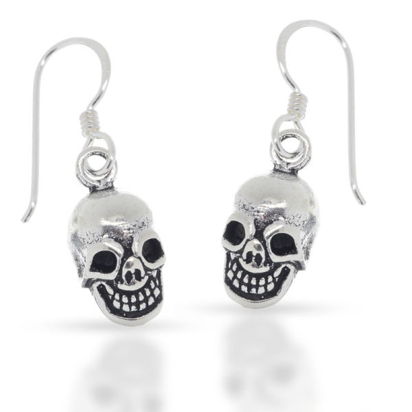 925 Sterling silver earrings - skull