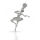 925 Sterling Silberanhänger - Ballerina mit Cubic Zirkonia