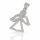 925 Sterling Silver Pendant – Openwork Jodi Cubic Zirconia Angel