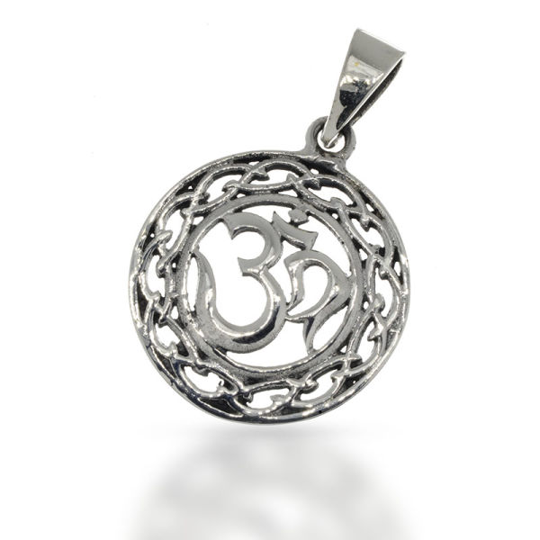 925 Sterling Silberanhänger - Om "Kris"