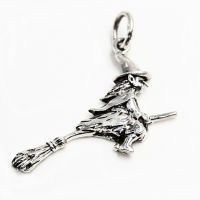 925 Sterling Silver Pendant - "Witch Chaya"