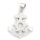 925 Sterling Silberanhänger - Kubikzirkon C/Z Anker "Boja"