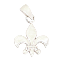 Silberanhänger - Lilie - Fleur de Lys