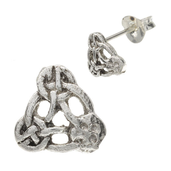 Silberohrstecker - Keltischer Knoten