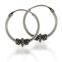 925 Sterling Silber Balicreole 15 mm