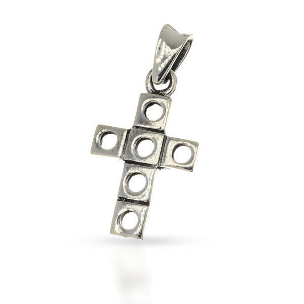 925 Sterling Silberanhänger - Kreuz "Etienne"
