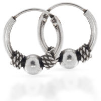 925 Sterling Silber Balicreole 10 mm