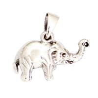 925 Sterling Silberanhänger - Elefant "Samsa"