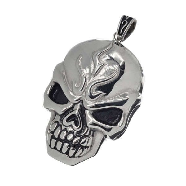 Stainless steel pendant - skull