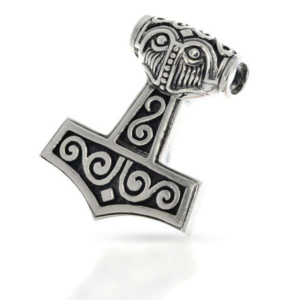 925 Sterling Silberanhänger - Thors Hammer