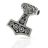 925 Sterling Silberanhänger - Thors Hammer