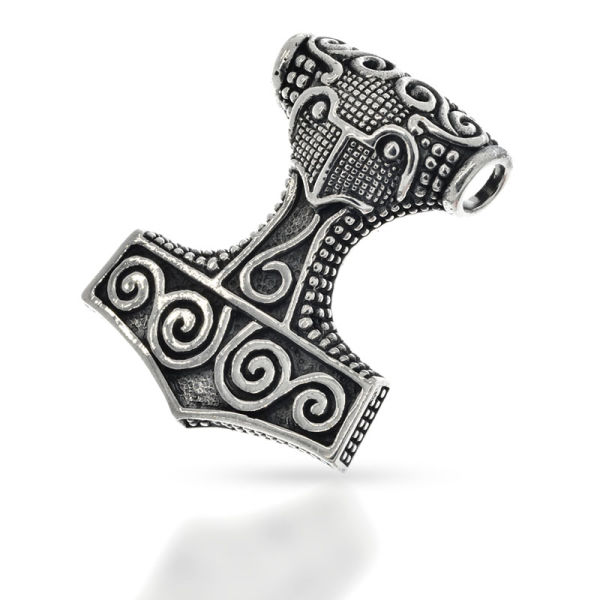 925 Sterling Silberanhänger - Thors Hammer