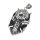 Edelstahlanhänger - Totenkopf ca. 61 x 32 x 23 mm