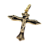 Bronzeanhänger Kreuz mit Jesus