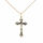 Bronzeanhänger Kreuz mit Jesus