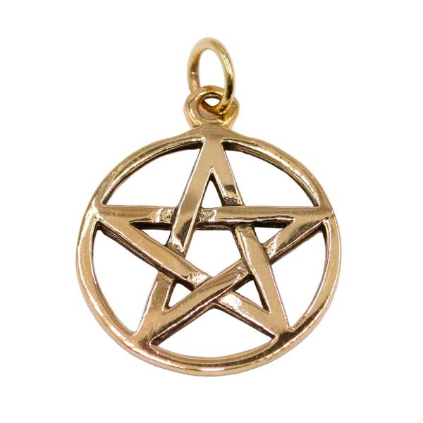 Bronzeanhänger Pentagramm