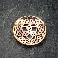 Bronze brooch - Celtic knot