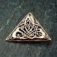 Bronze brooch - Abstract pattern