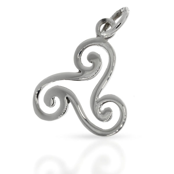 925 Sterling silver pendant - Keltik - Triskele