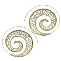Bronzeohrringe Spirale