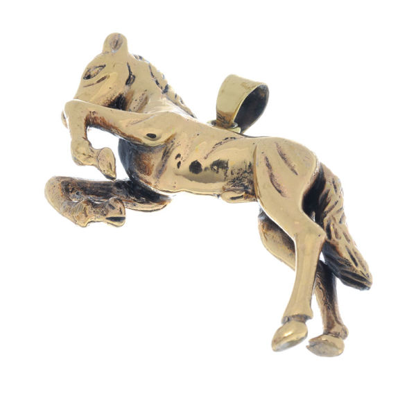 Bronzeanhänger Pferd