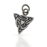 925 Sterling Silberanhänger - Keltischer Trinity Knoten