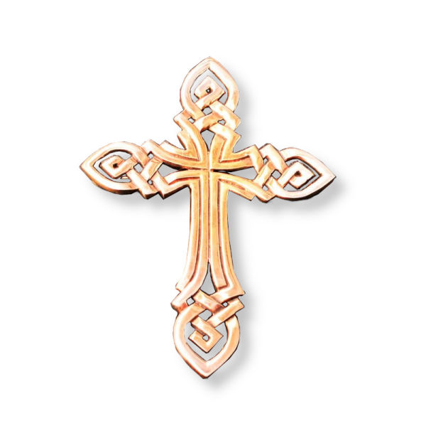 Bronze Brosche - Kreuz