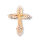 Bronze Brosche - Kreuz