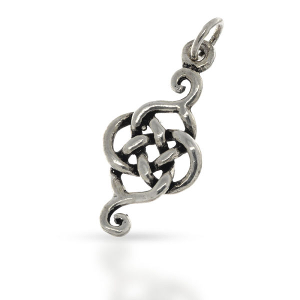 925 Sterling Silberanhänger - Keltischer Knoten