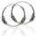 925er Sterlingsilber Balicreole 11 mm