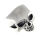 Edelstahlring - Totenkopf Poliert 63 (20,1 Ø) 10 US