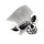 Stainless steel ring - skull Poliert 68 (21,6 Ø)...
