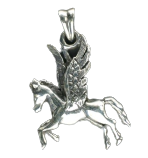 925 Sterling Silberanhänger - Pegasus